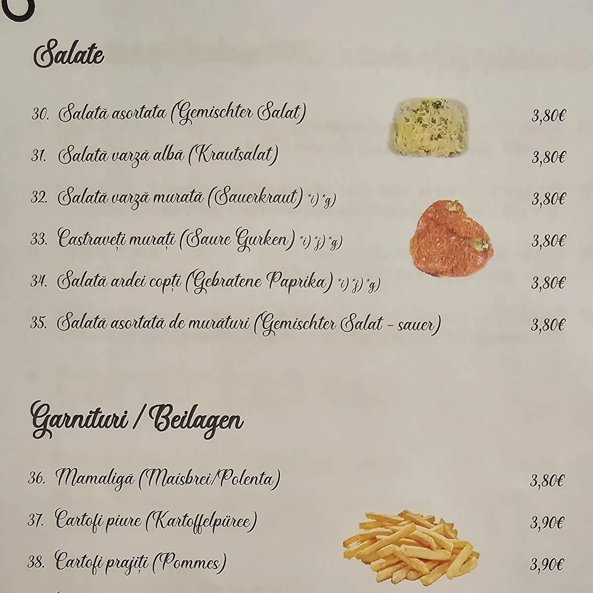 Speisekarte photo 4