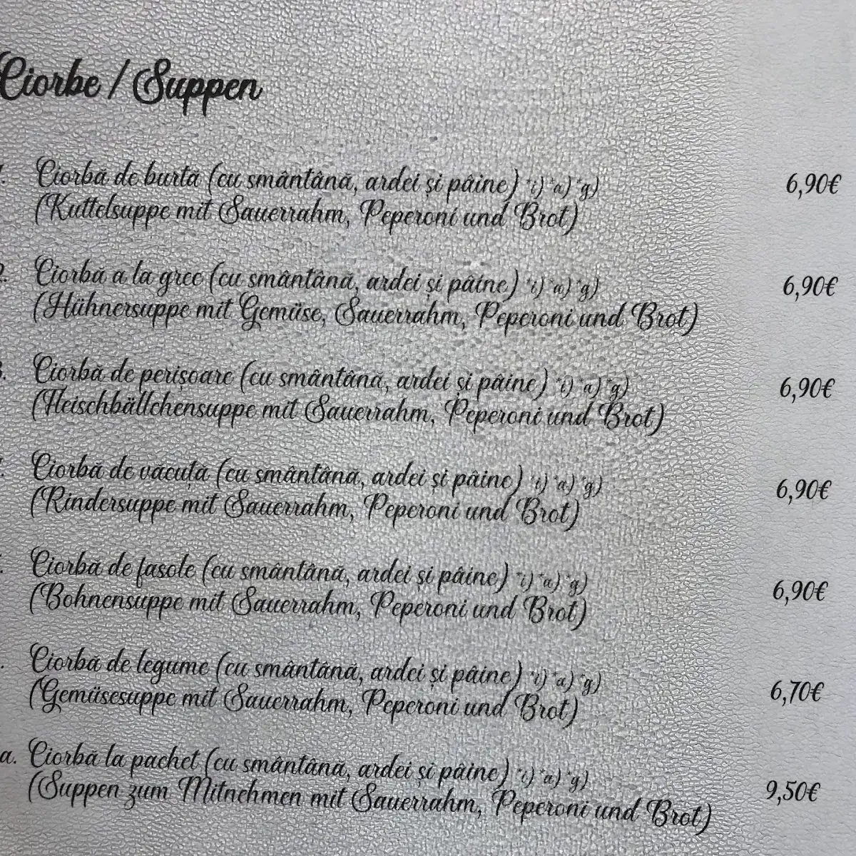 Speisekarte photo 6