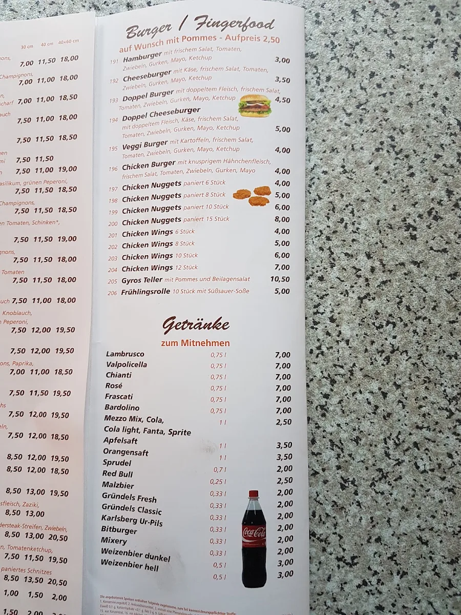 Speisekarte photo 2