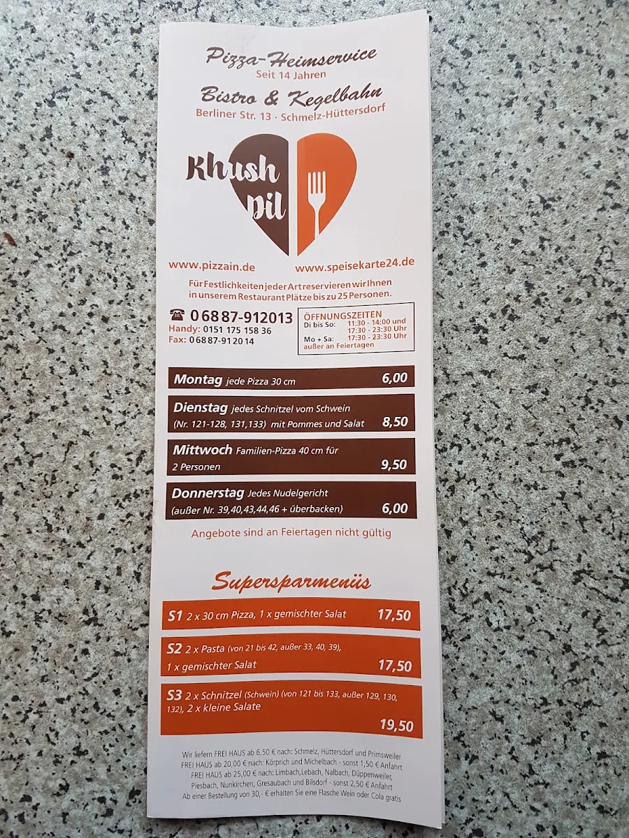 Speisekarte photo 3