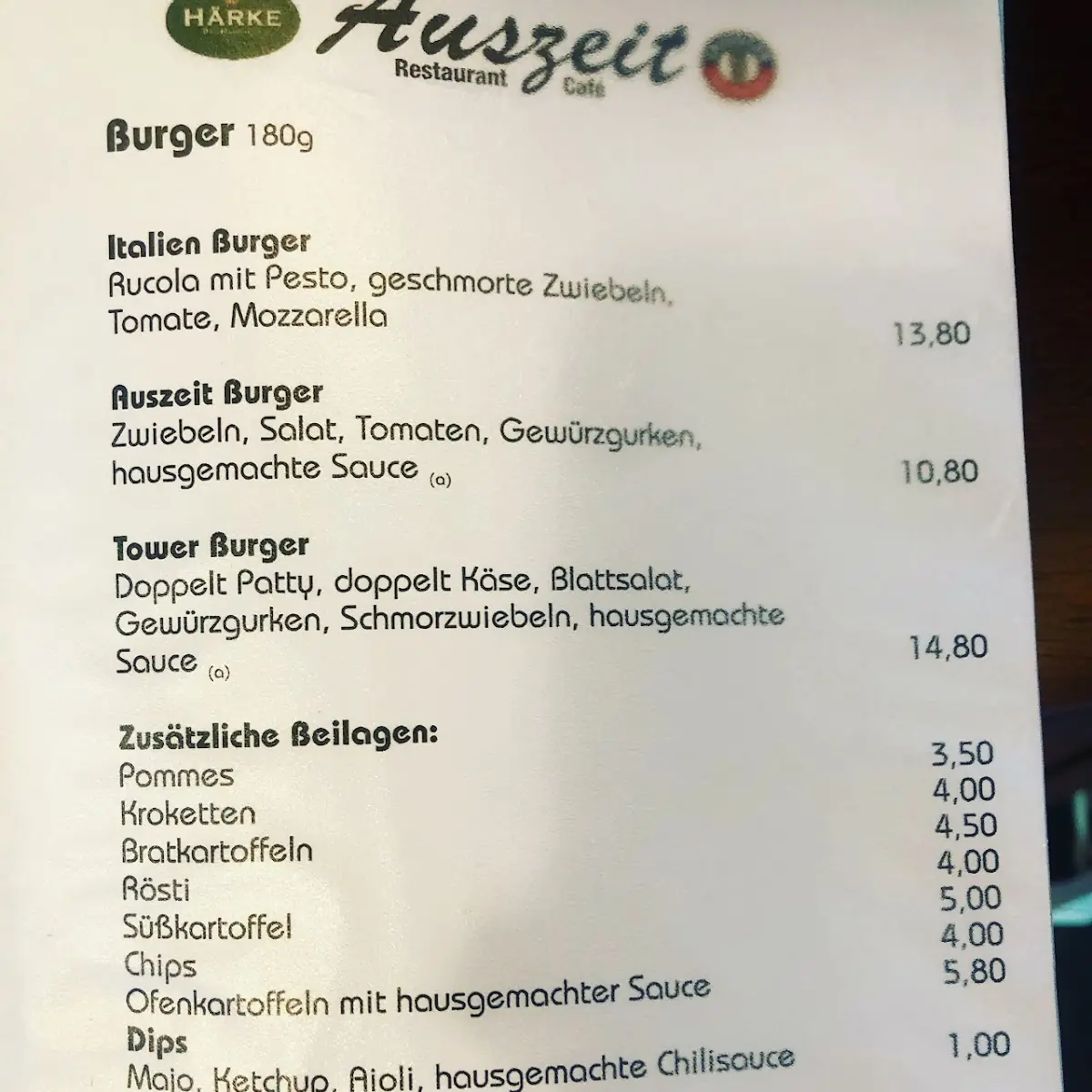 Speisekarte photo 2