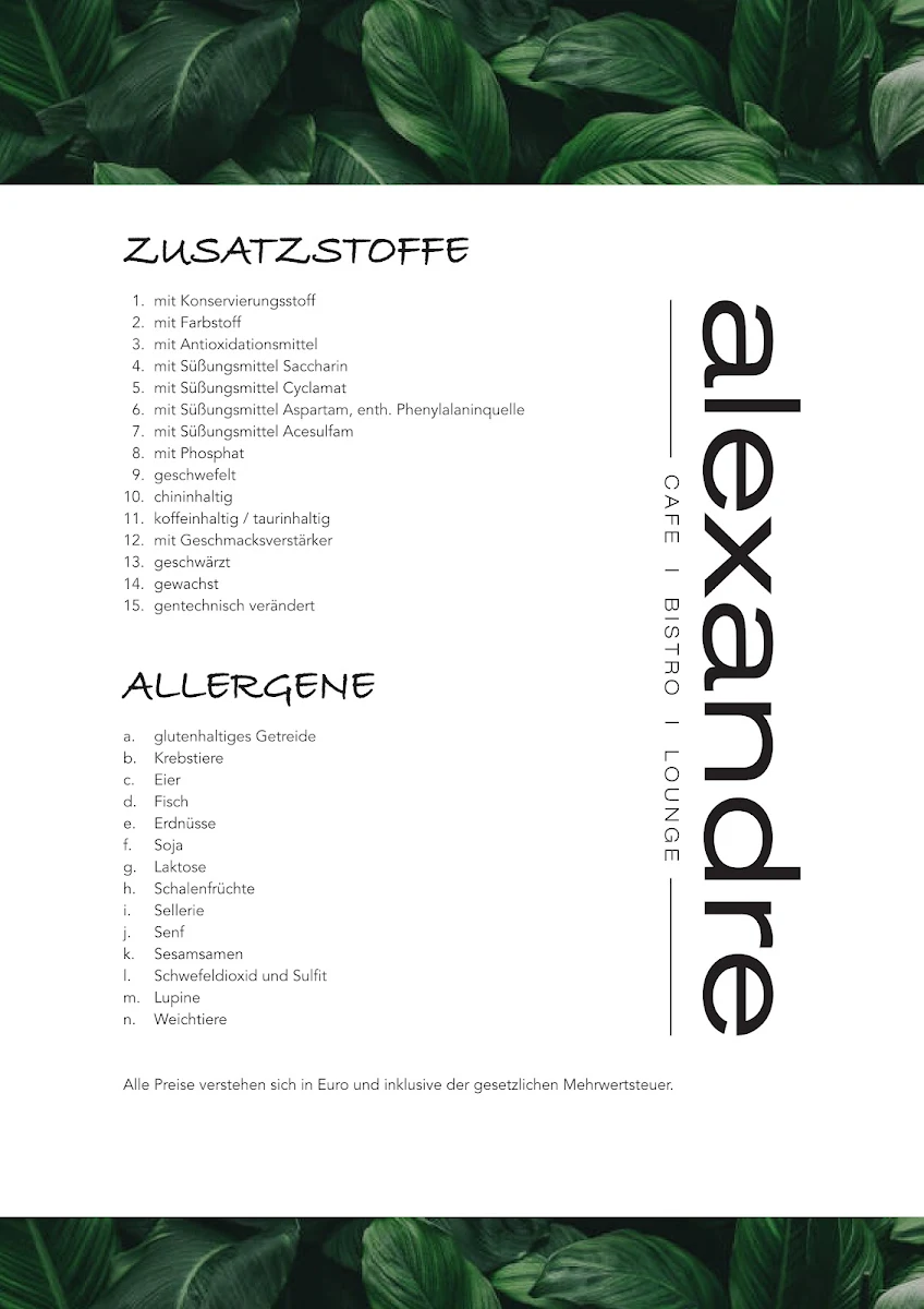 Speisekarte photo 5