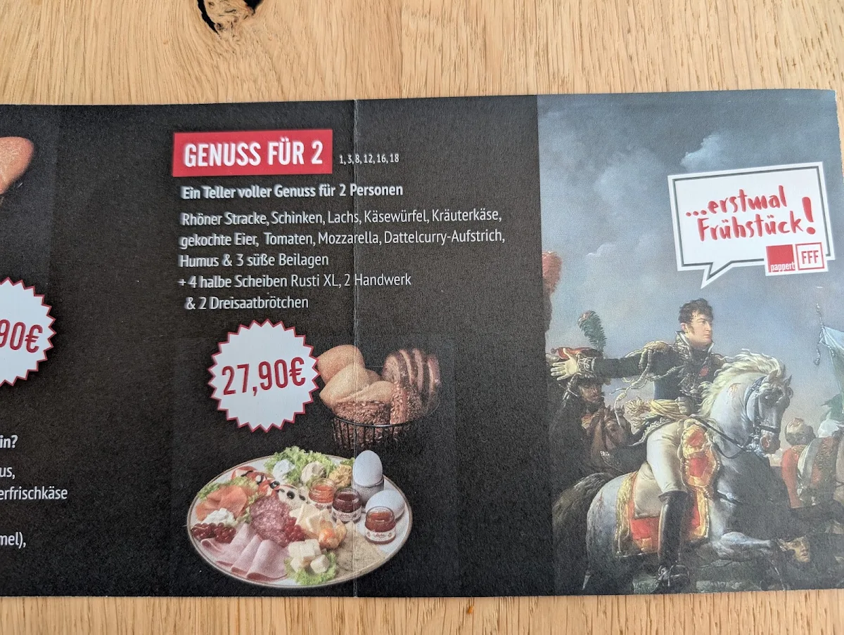 Speisekarte, papperts GmbH Bad Salzungen