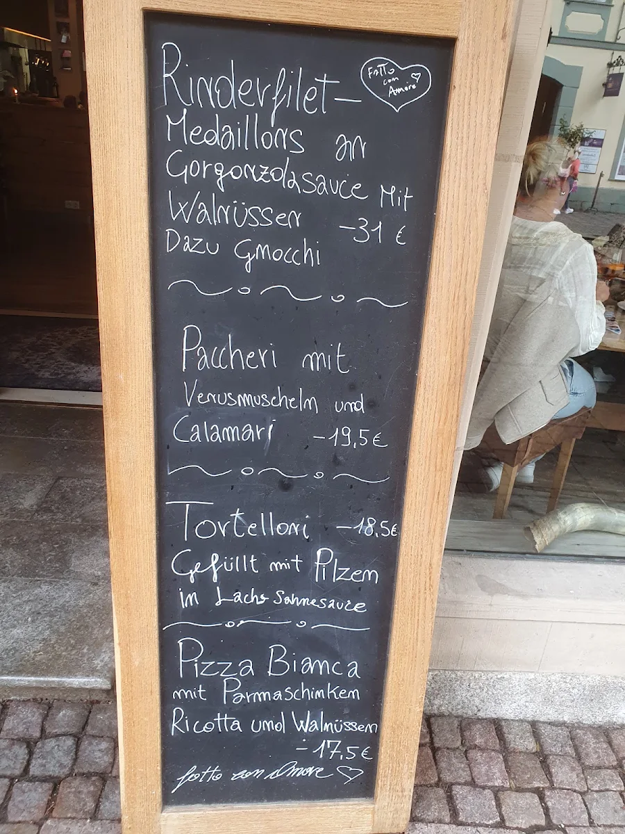 Speisekarte, bondi da Mattera