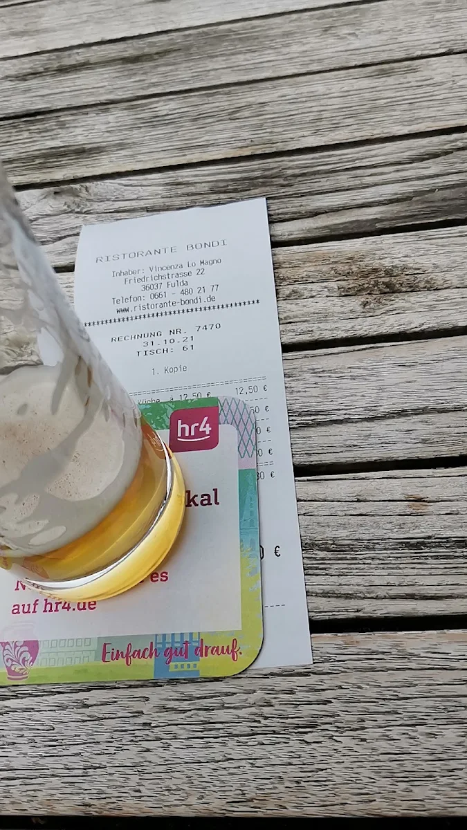 Speisekarte, bondi da Mattera