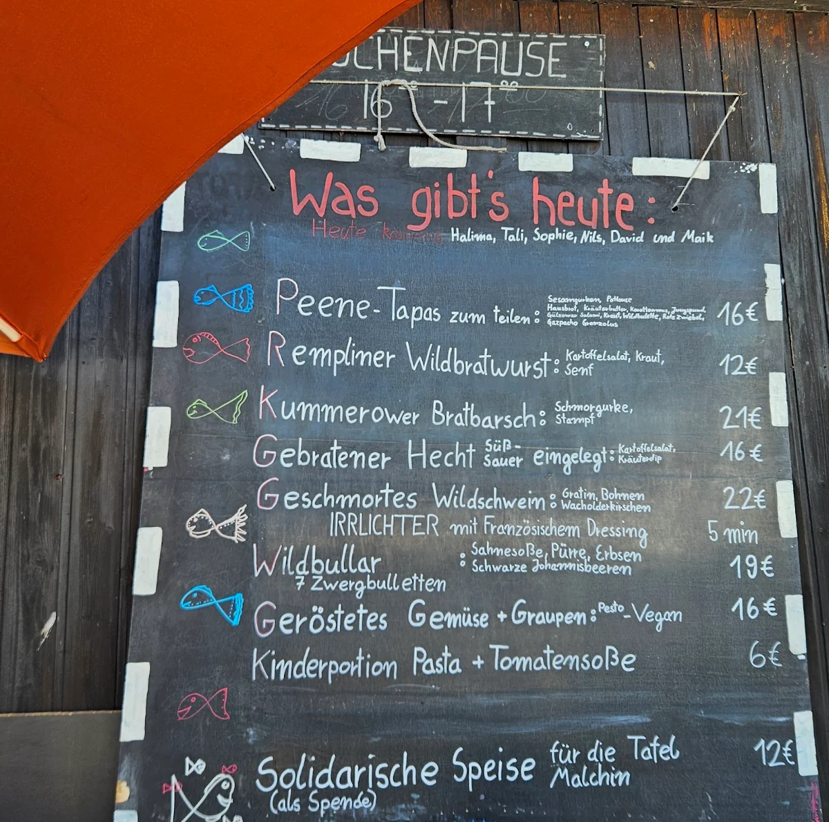 Speisekarte photo 1
