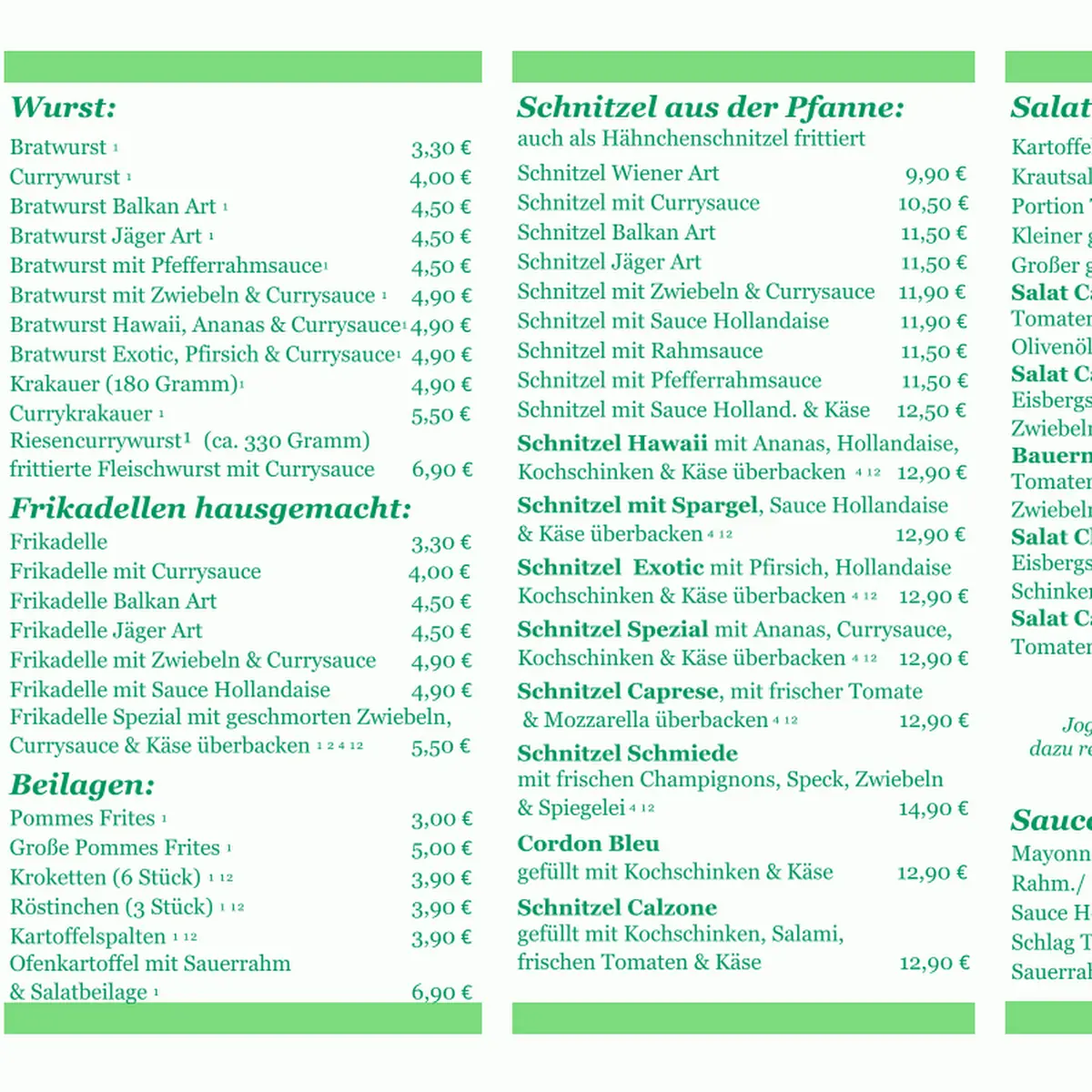 Speisekarte photo 1
