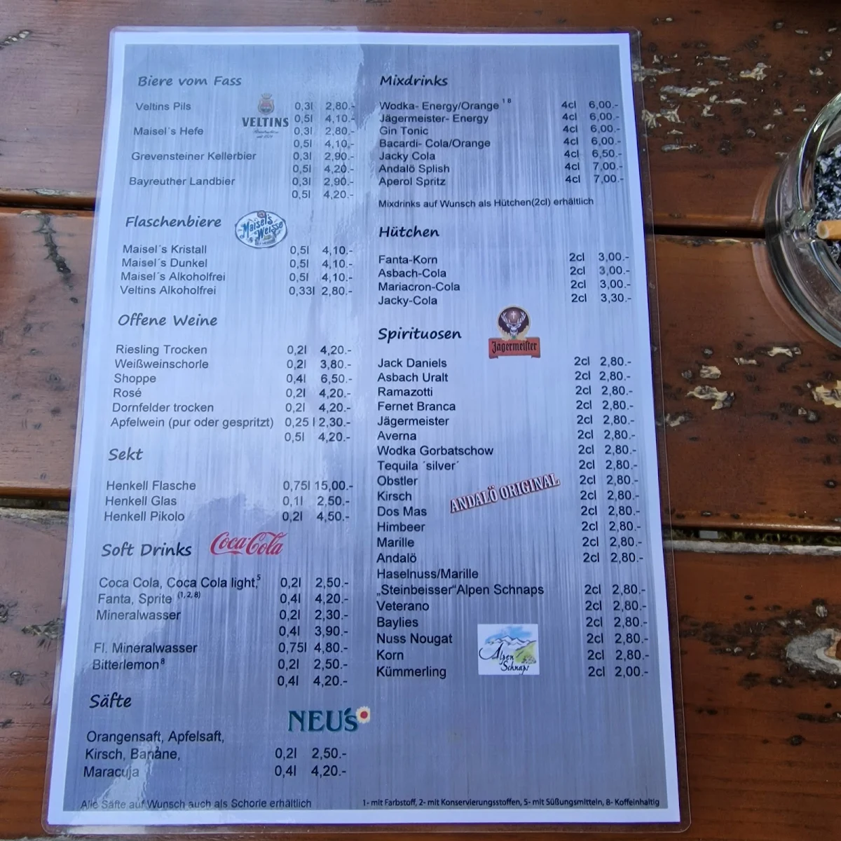 Speisekarte photo 3