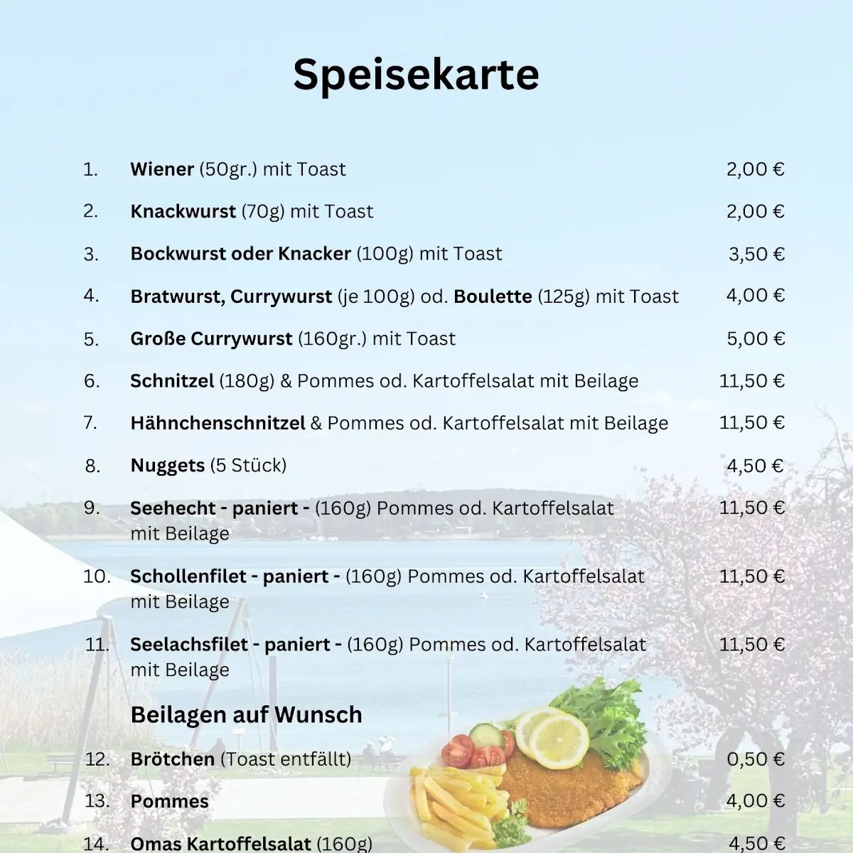 Speisekarte photo 2