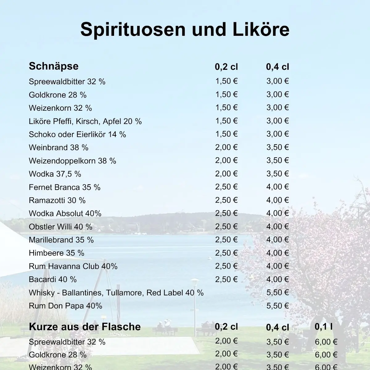 Speisekarte photo 3