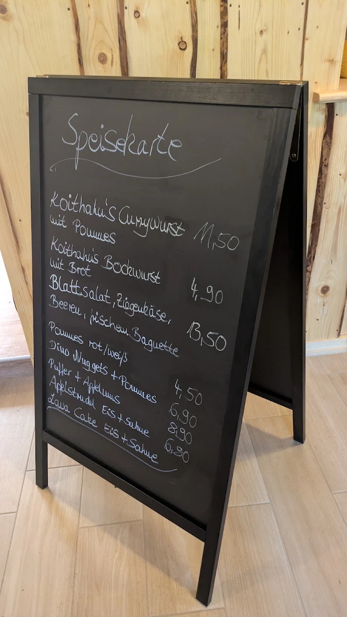 Speisekarte, Waldgaststätte Iberger Albertturm