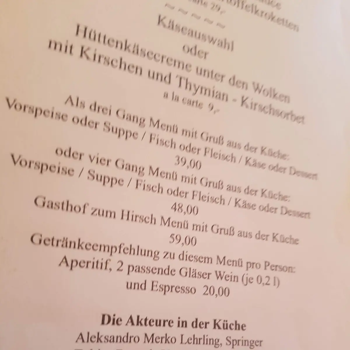 Speisekarte photo 6
