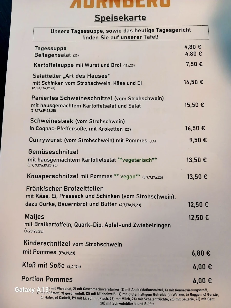 Speisekarte photo 1