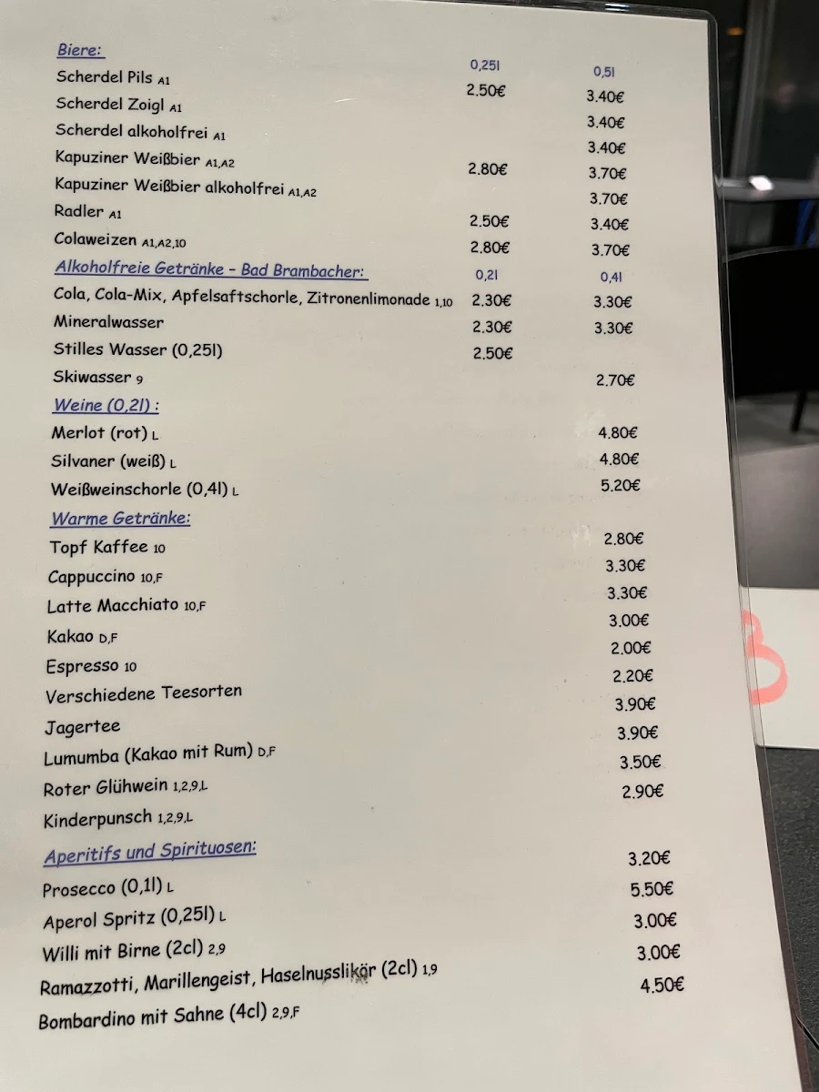 Speisekarte photo 2