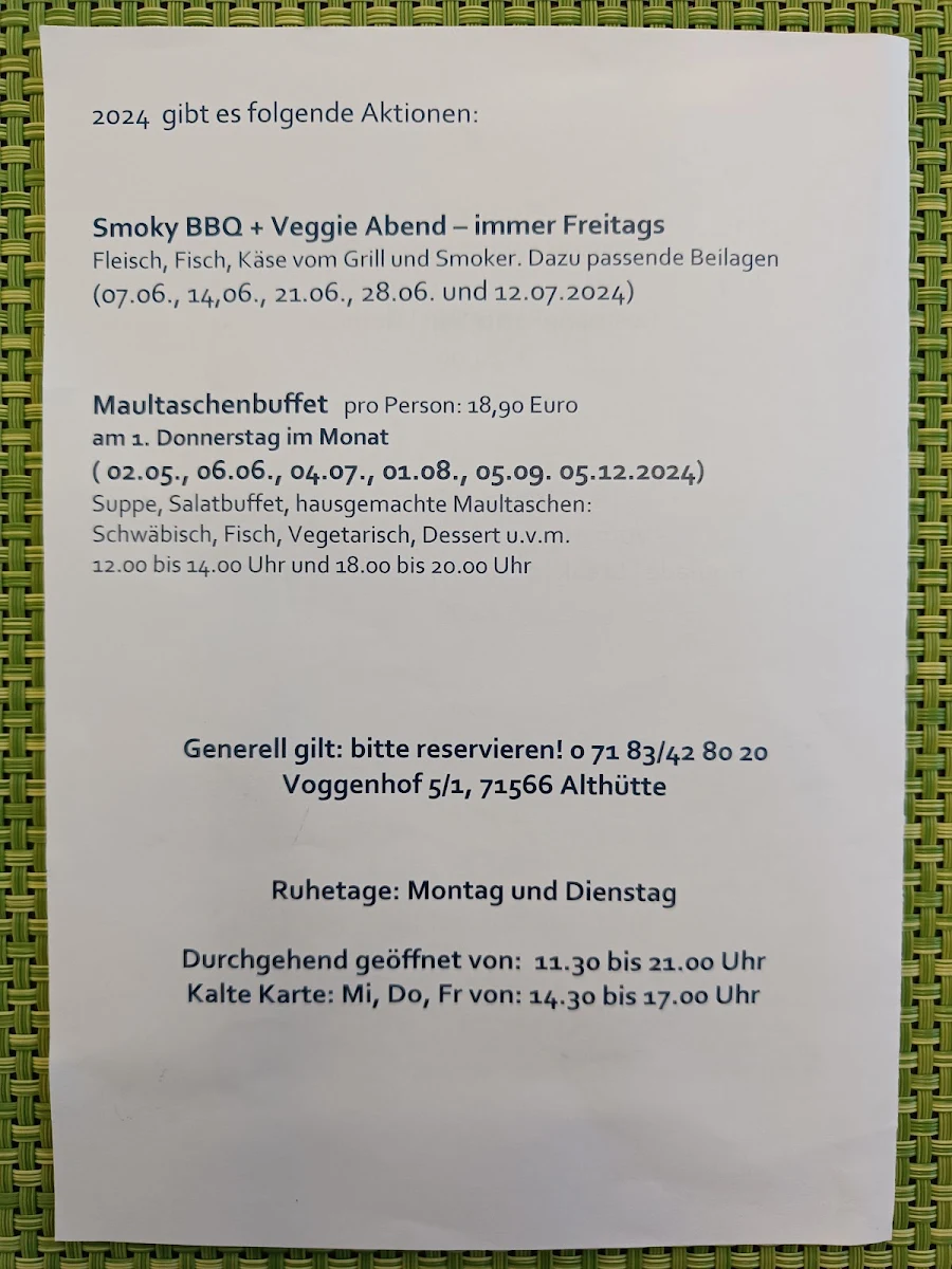 Speisekarte photo 9
