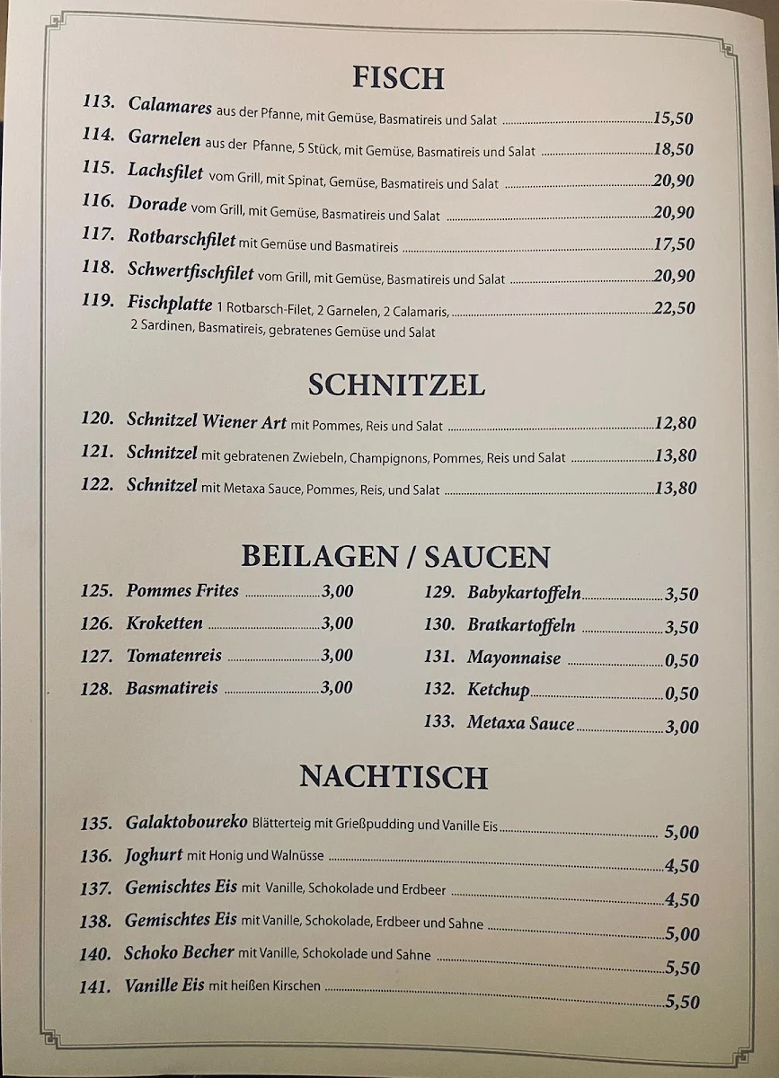 Speisekarte photo 2