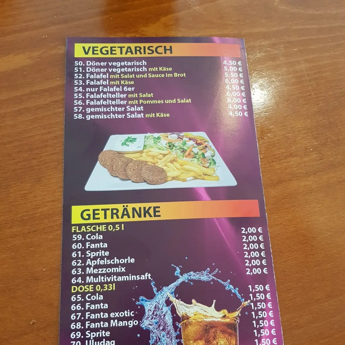 Speisekarte photo 4