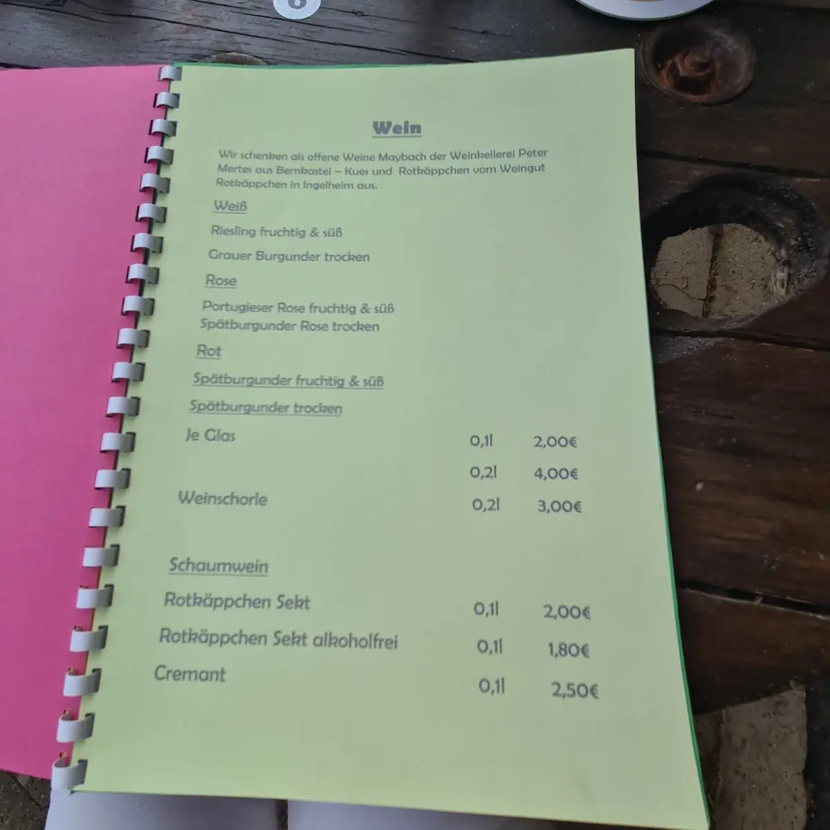 Speisekarte photo 2