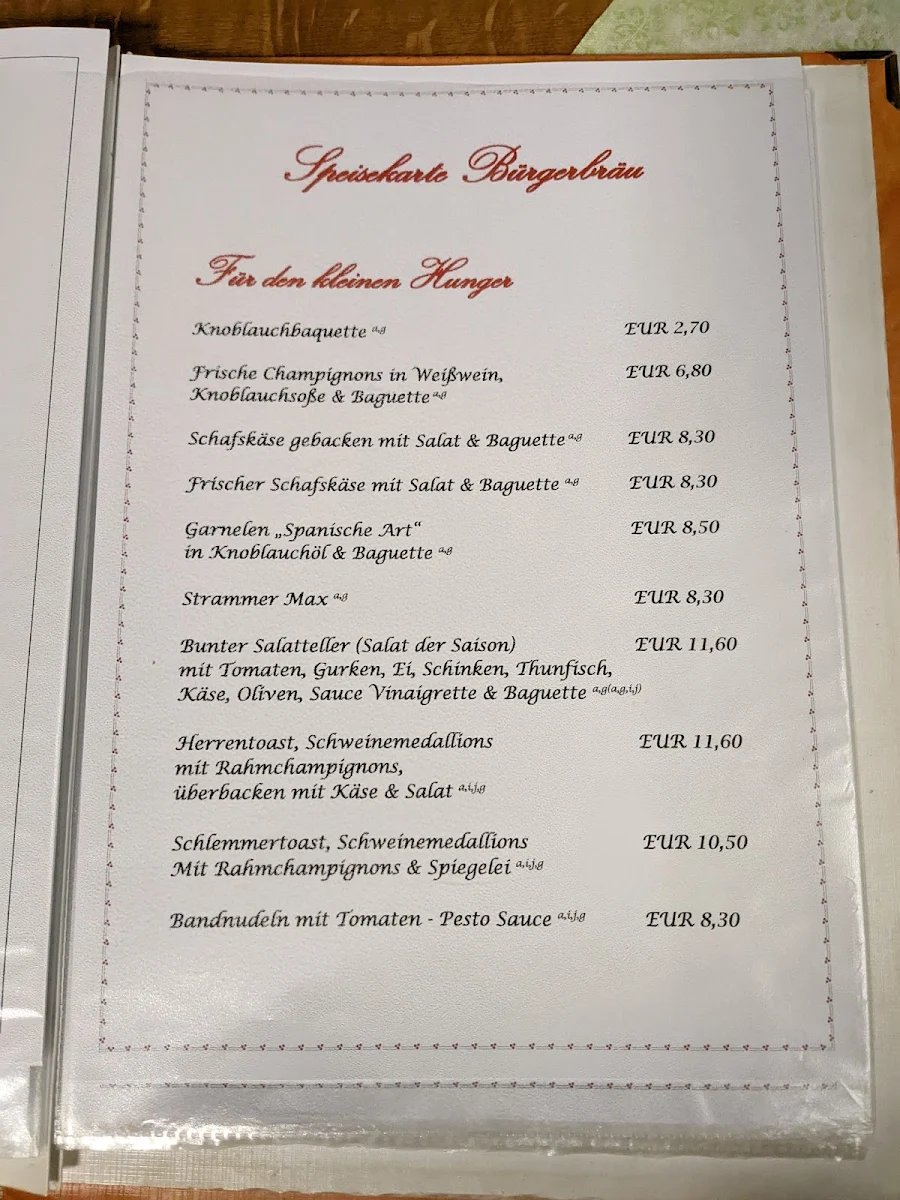 Speisekarte photo 4