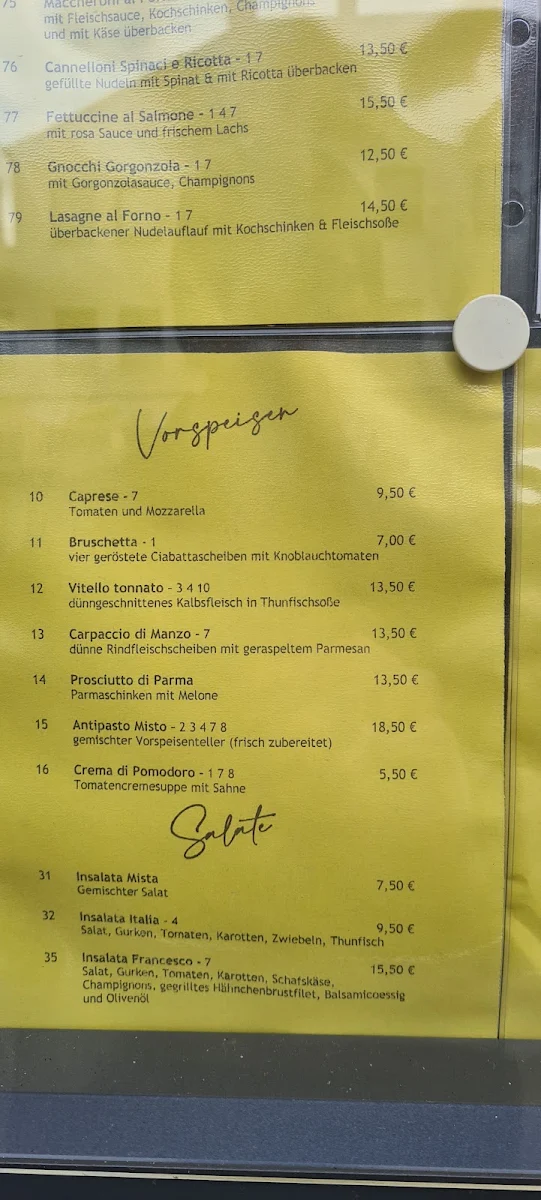 Speisekarte photo 2