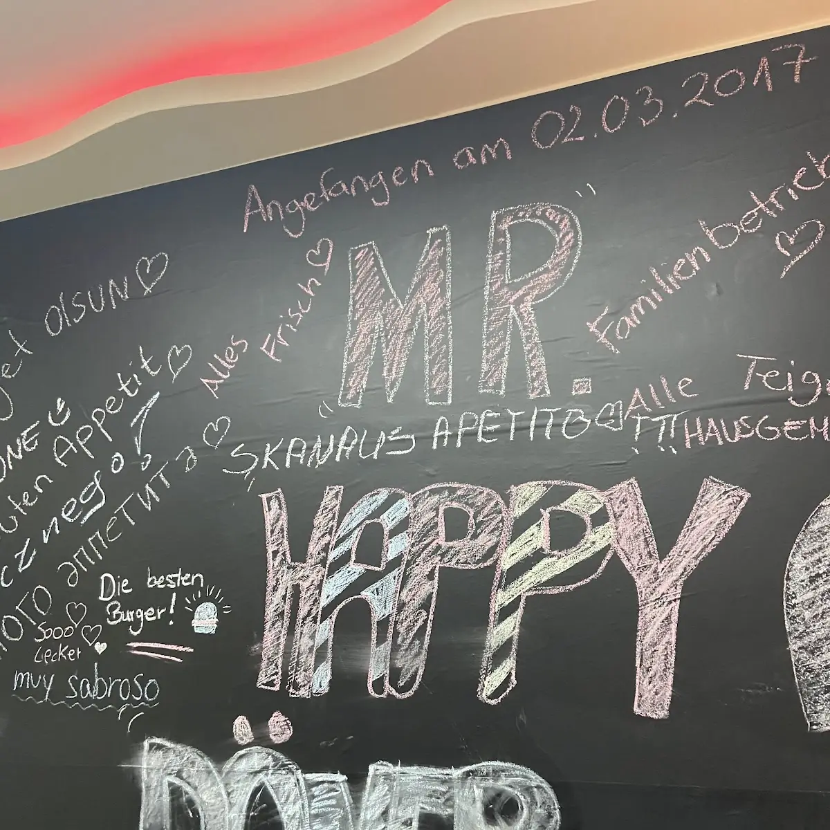 Speisekarte, Mr. Happy Döner & Pizza
