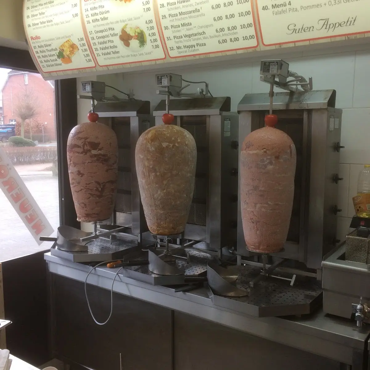Speisekarte, Mr. Happy Döner & Pizza