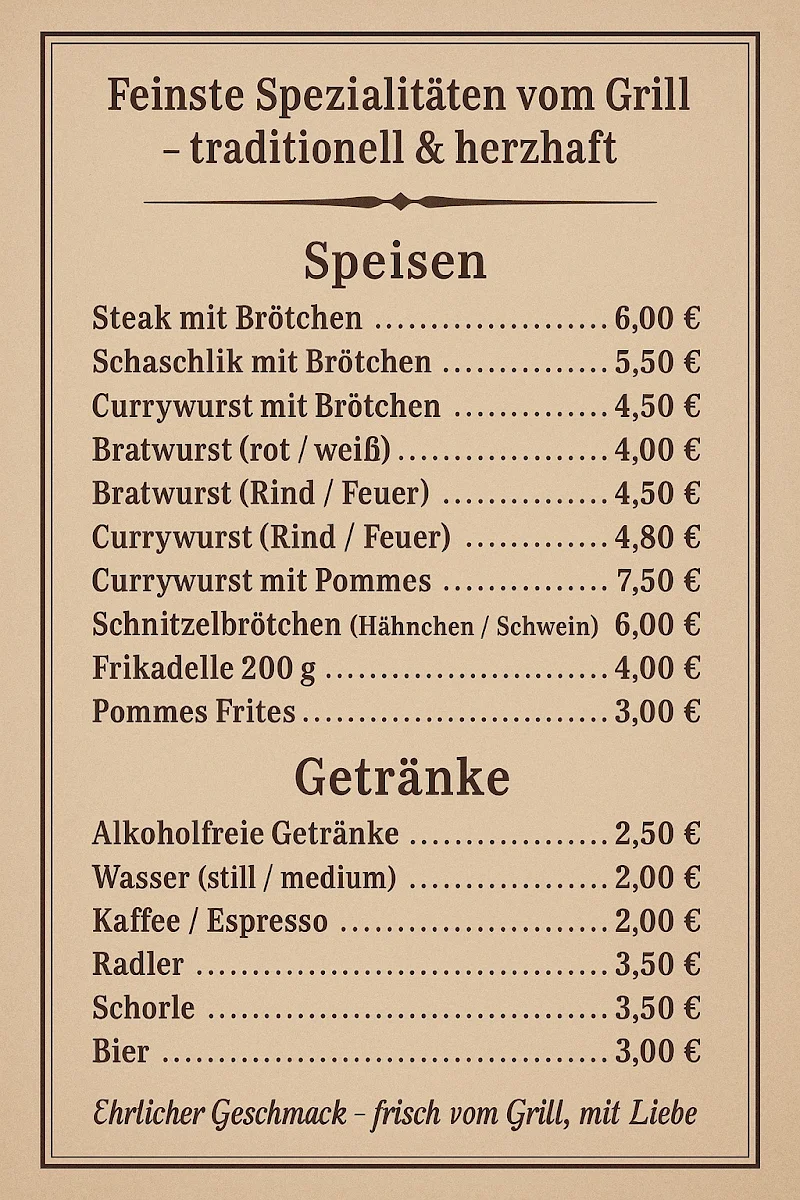 Speisekarte, Luca`s Grill Imbiss Dallau
