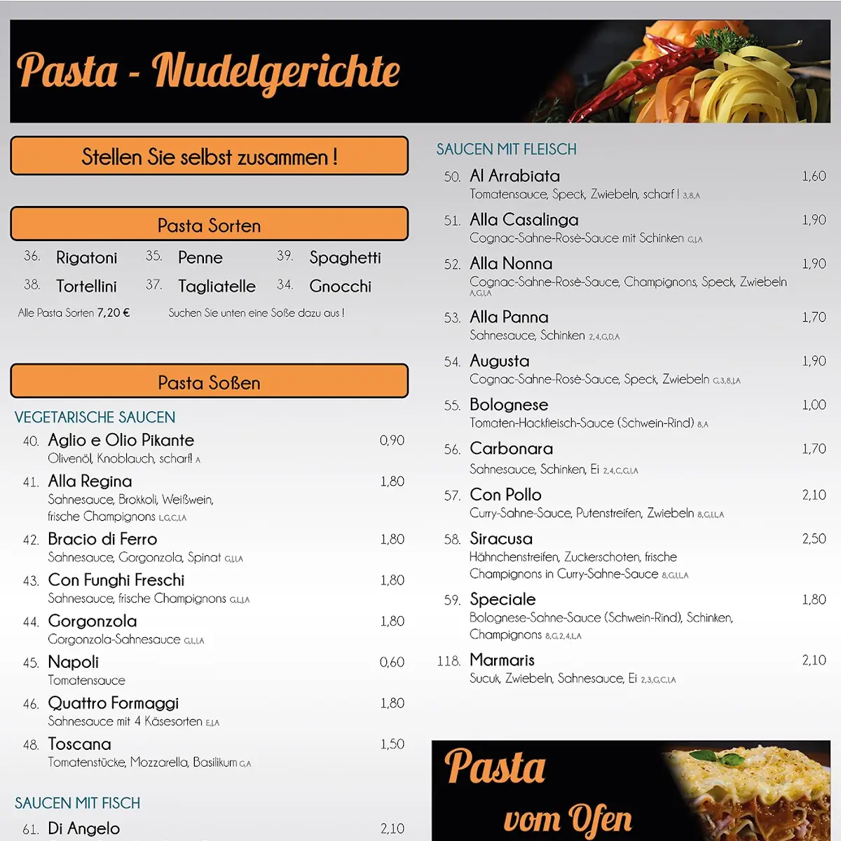 Speisekarte photo 3