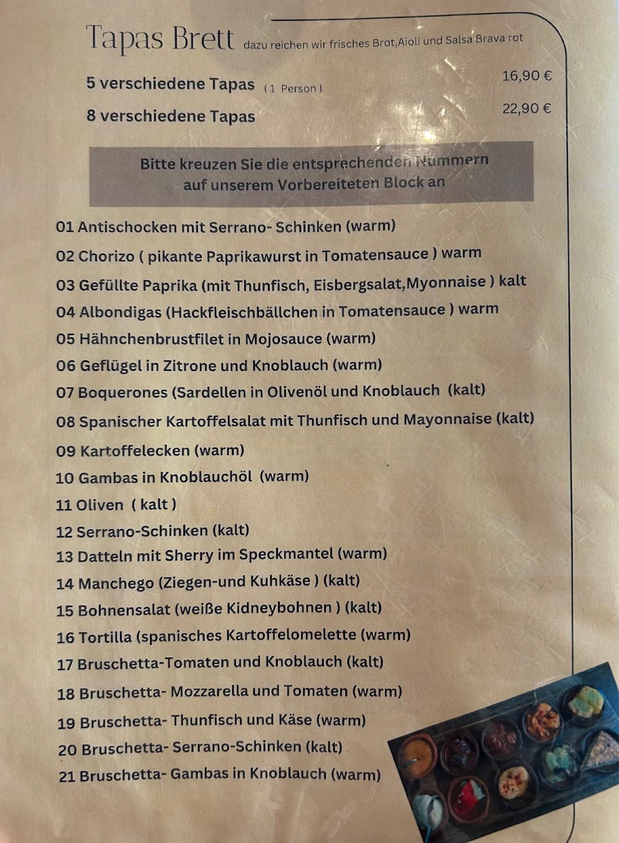Speisekarte photo 1