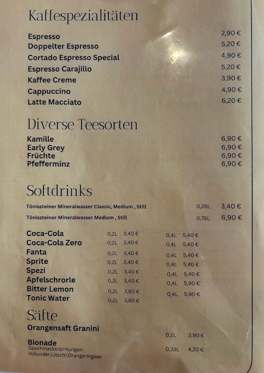 Speisekarte photo 2