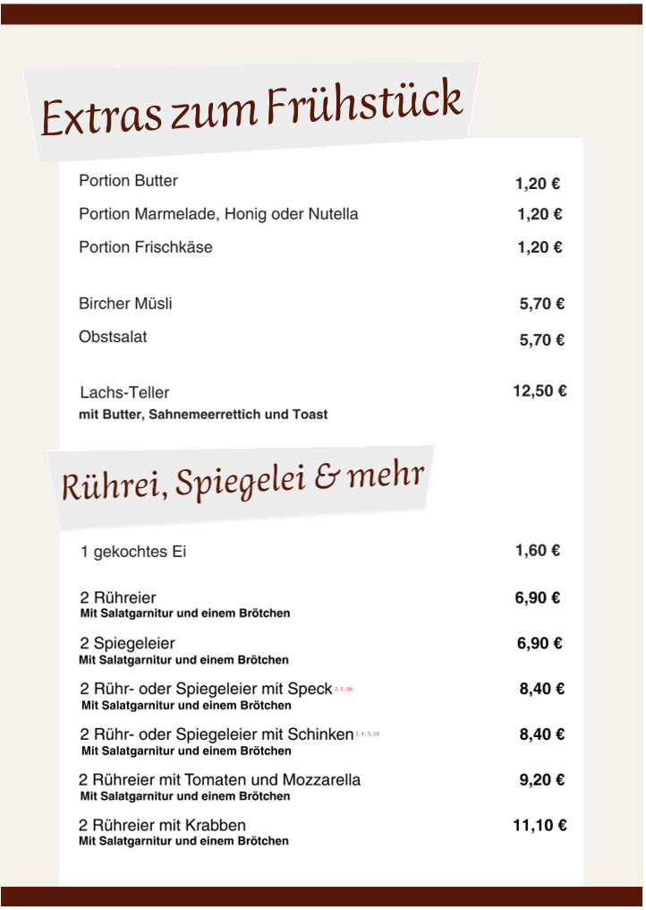 Speisekarte photo 8