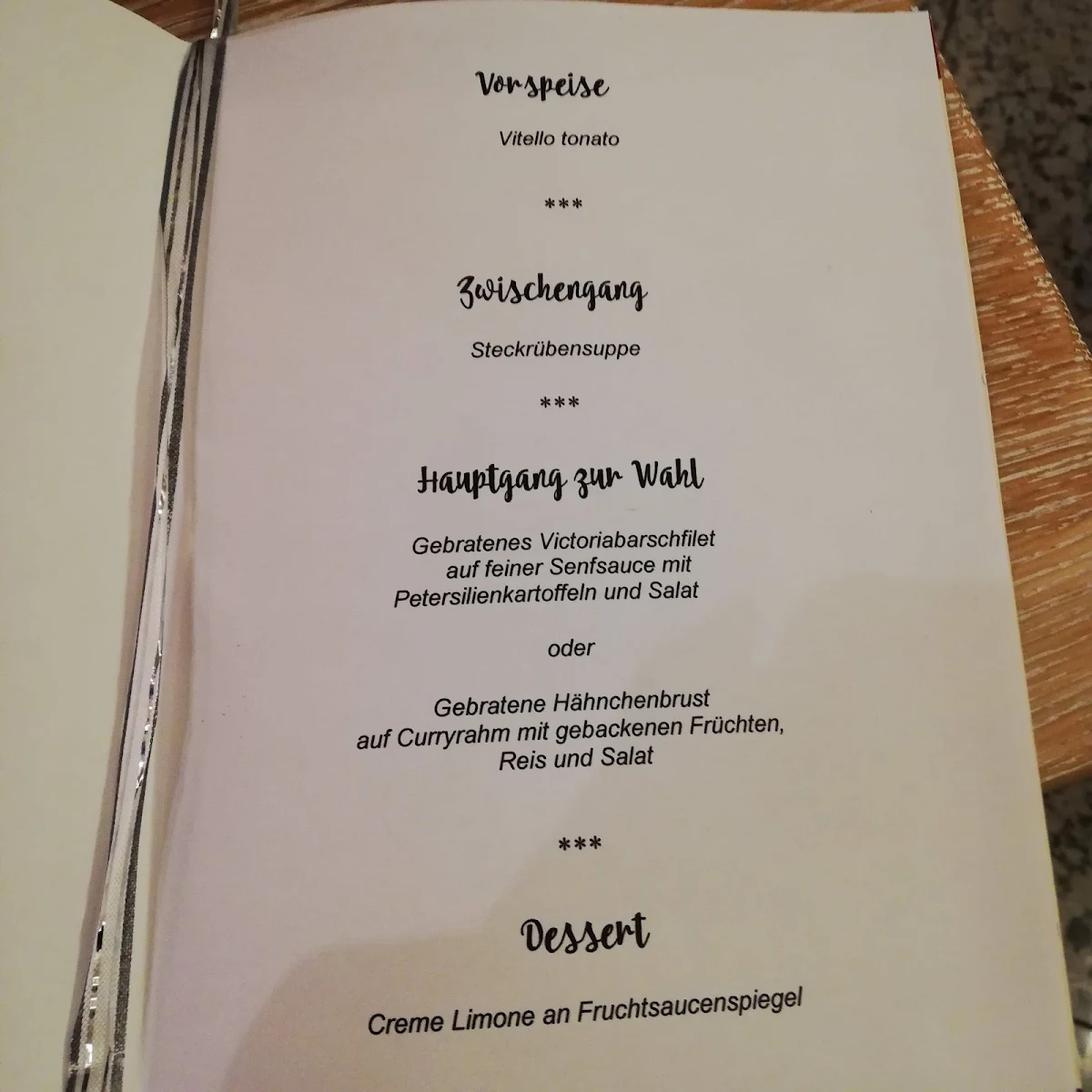 Speisekarte photo 5