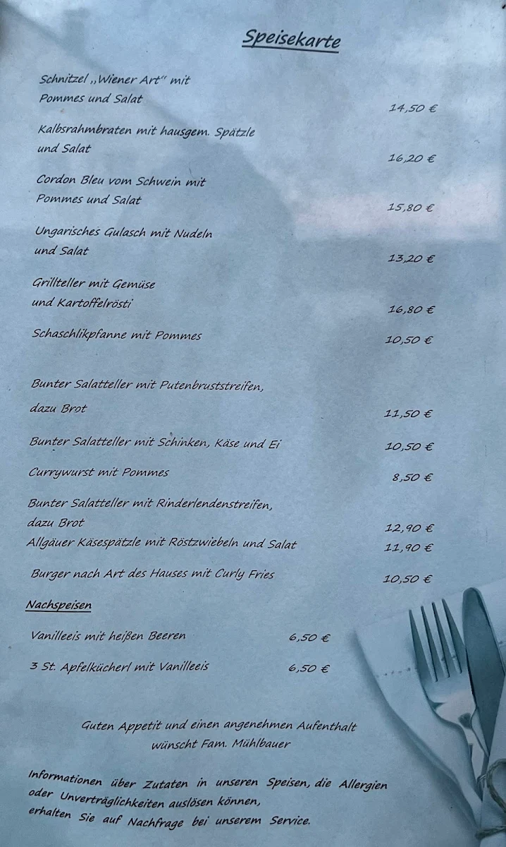 Speisekarte photo 2