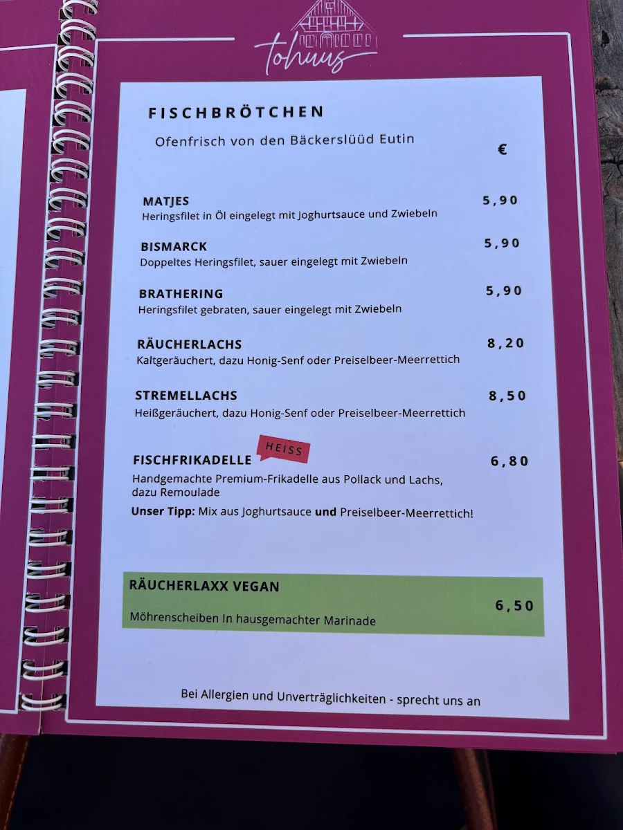 Speisekarte photo 2