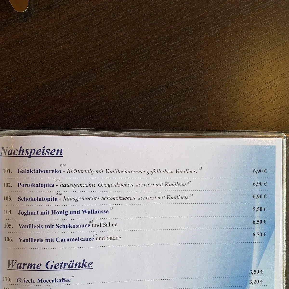 Speisekarte photo 4