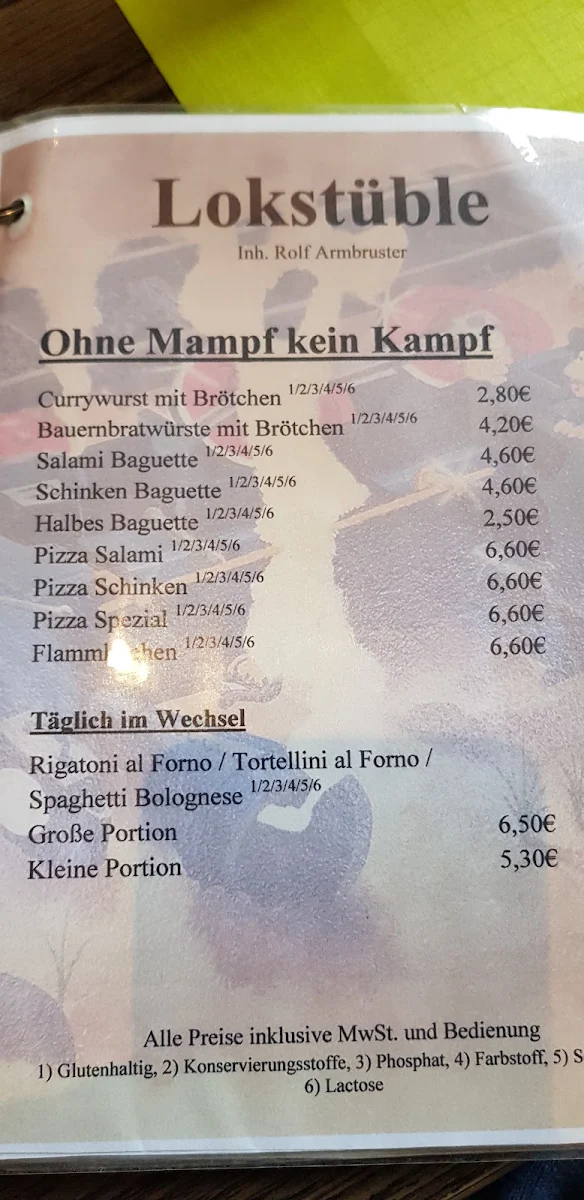 Speisekarte photo 1