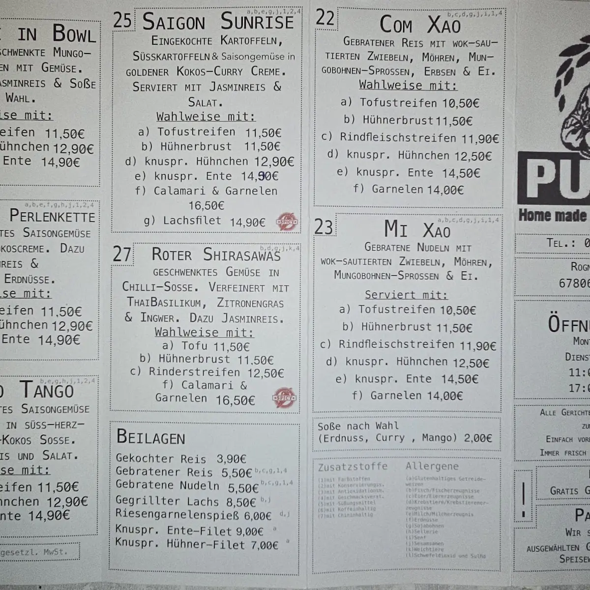 Speisekarte photo 1