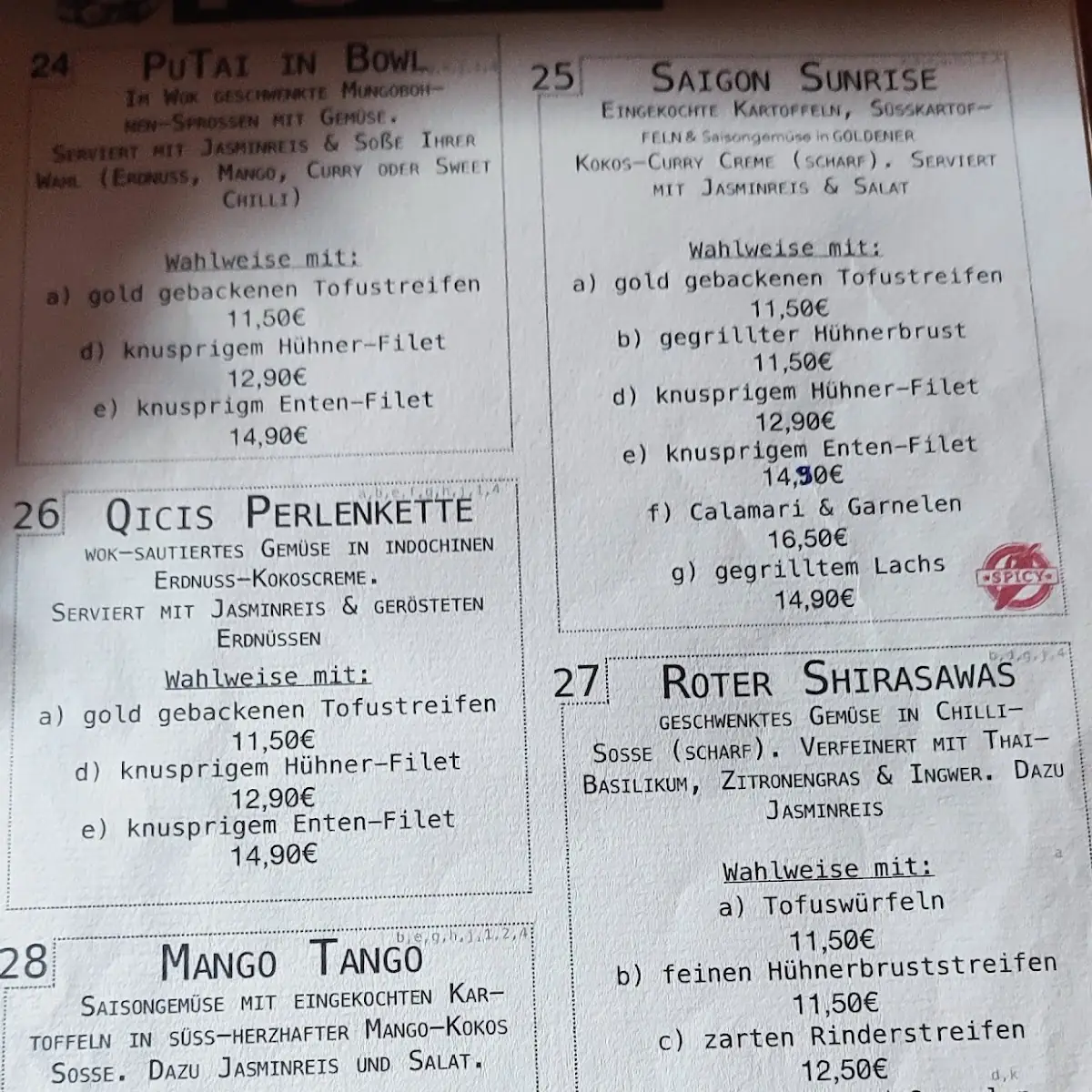 Speisekarte photo 3