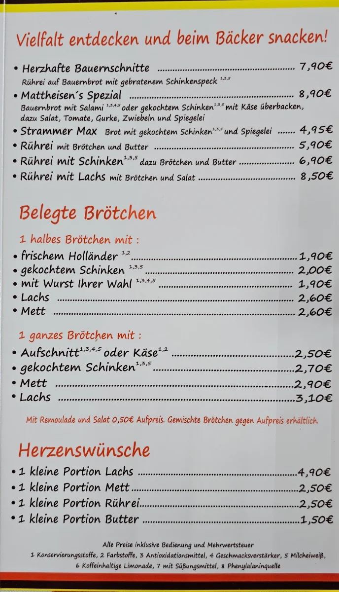 Speisekarte photo 1