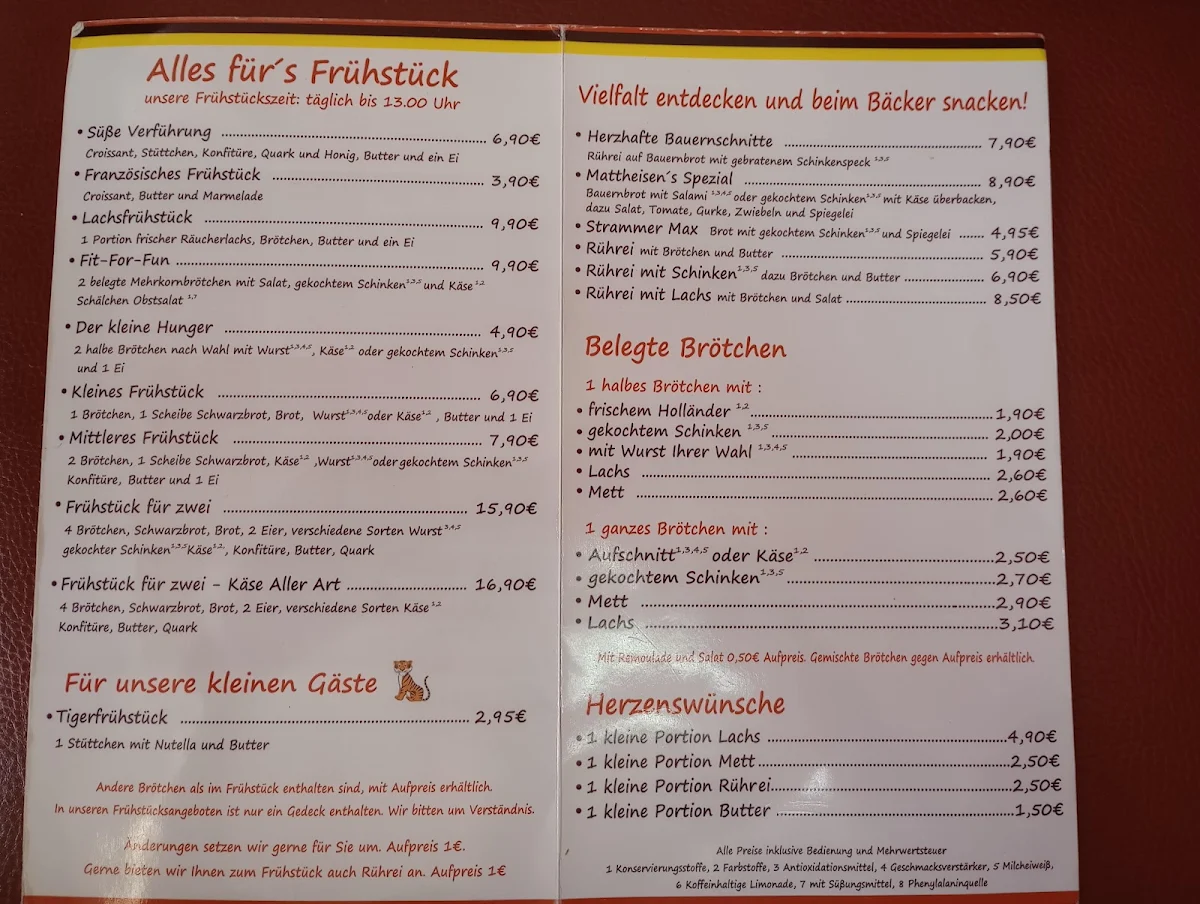 Speisekarte photo 5