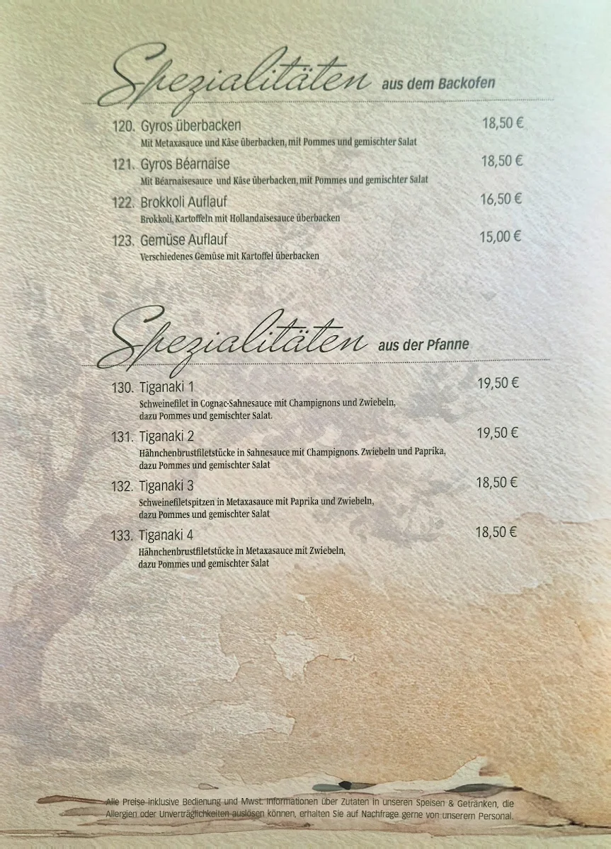 Speisekarte photo 1