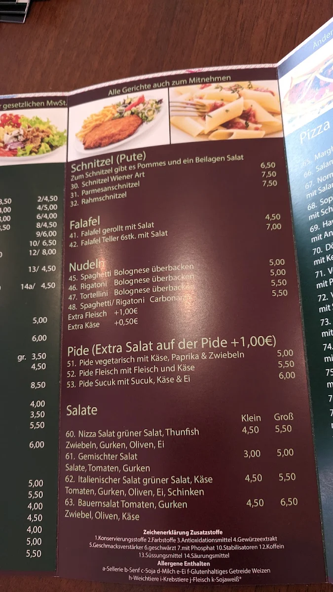 Speisekarte photo 5