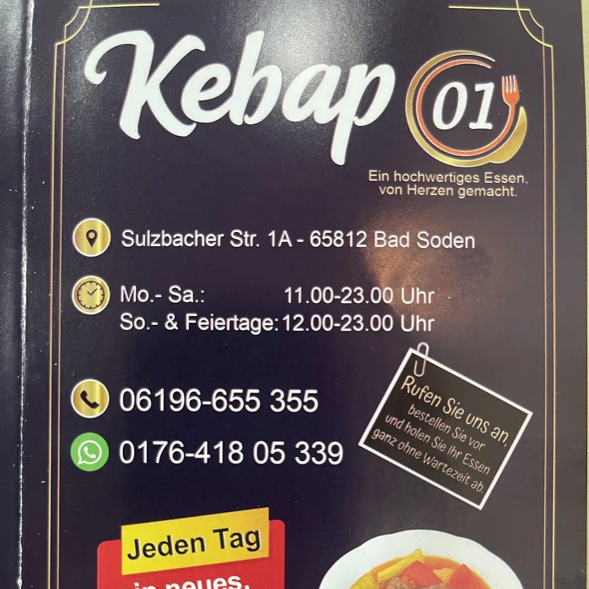 Speisekarte, Kebap 01