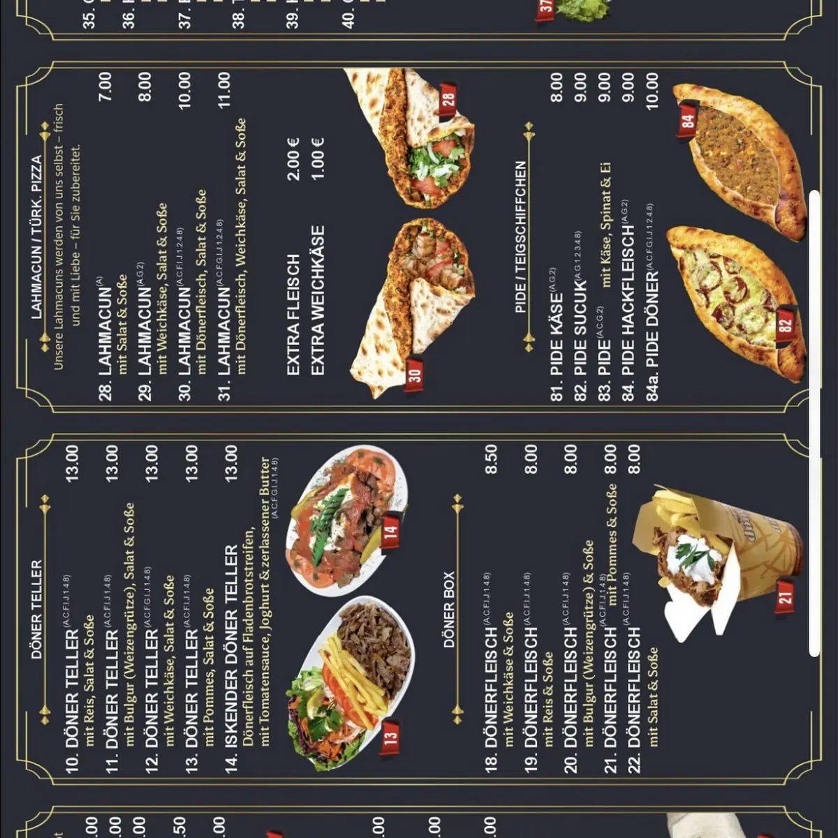 Speisekarte, Kebap 01