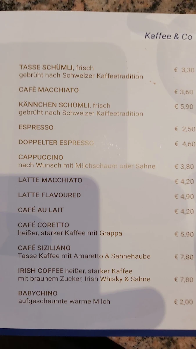 Speisekarte photo 1