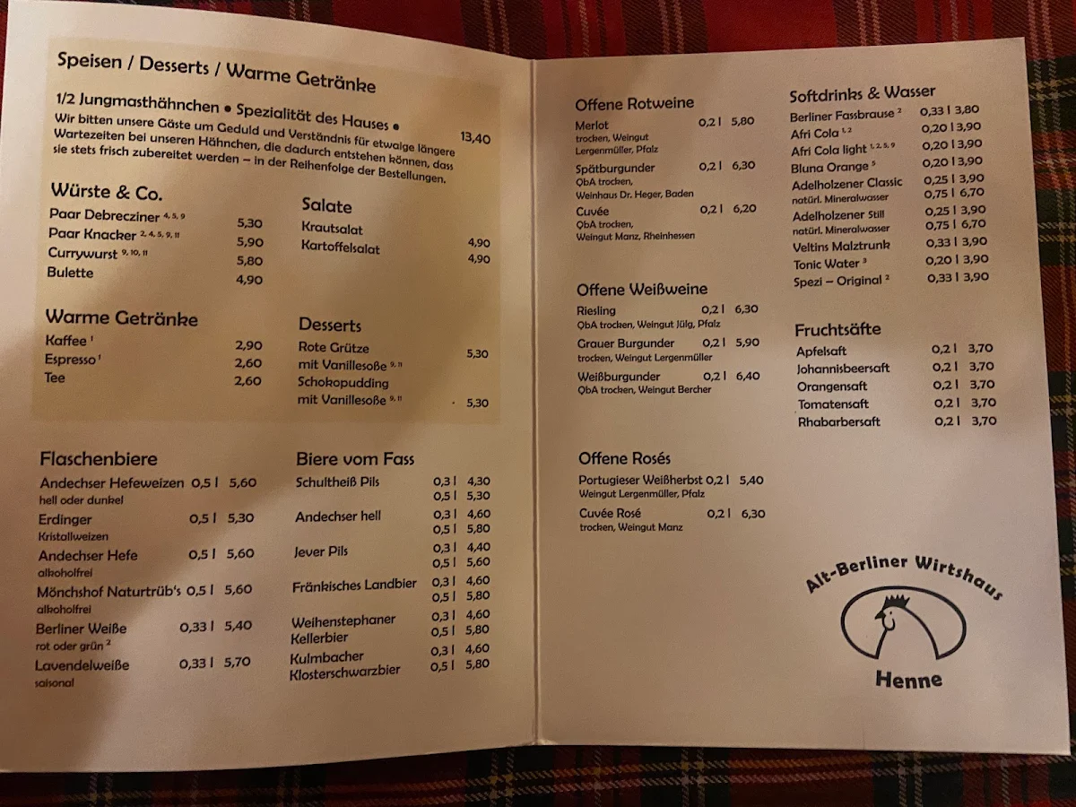 Speisekarte photo 5