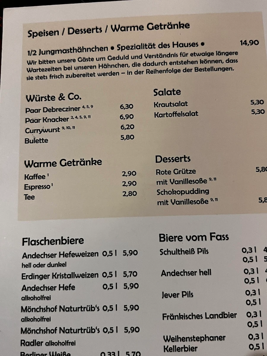 Speisekarte photo 6