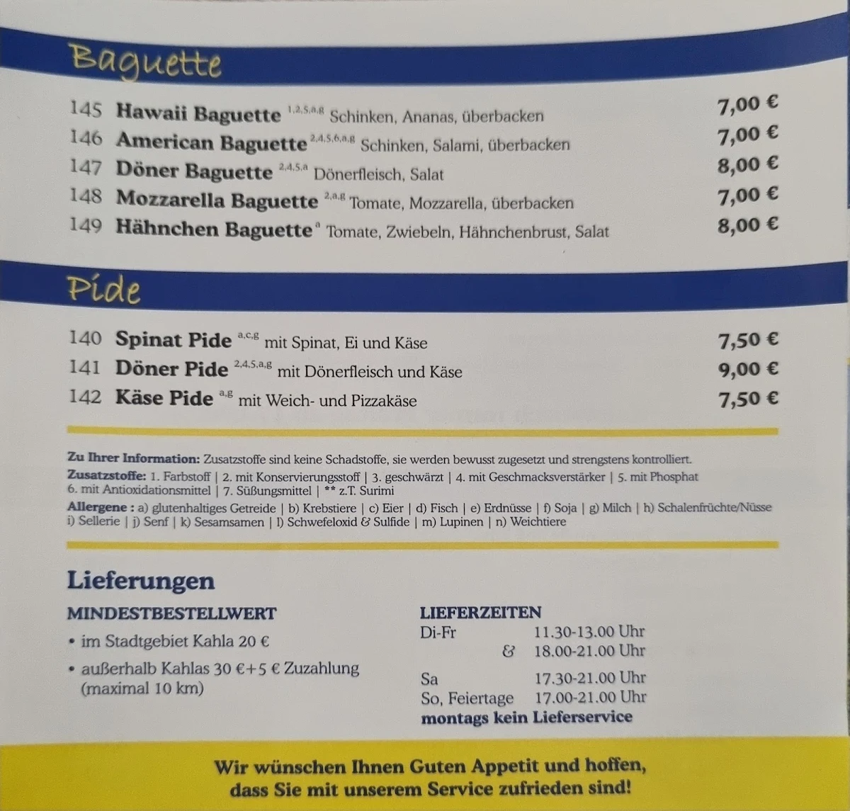 Speisekarte photo 1