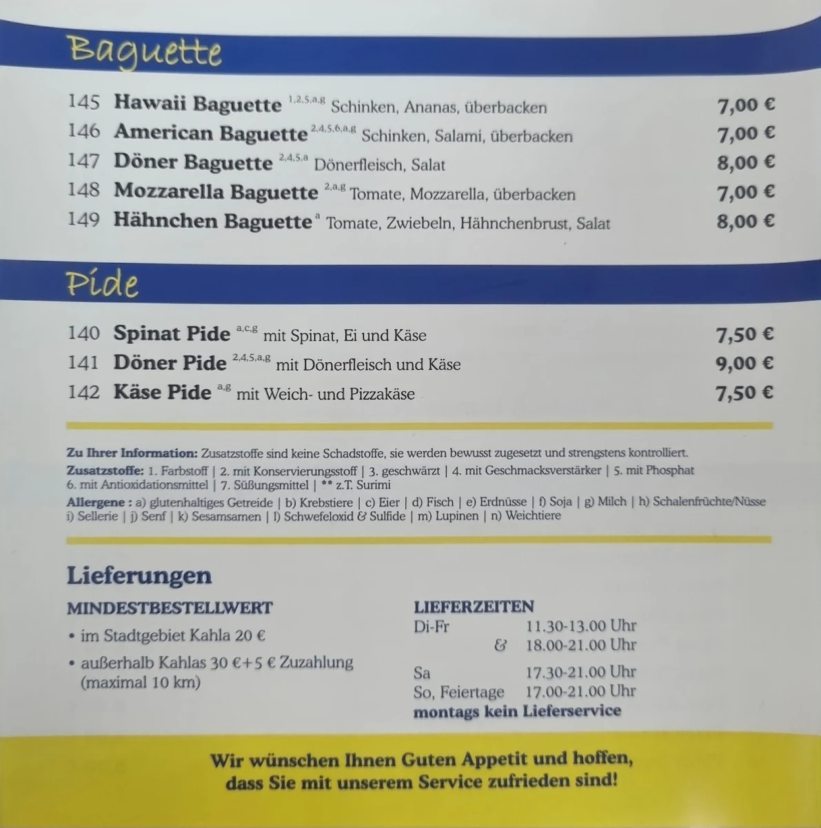 Speisekarte photo 3