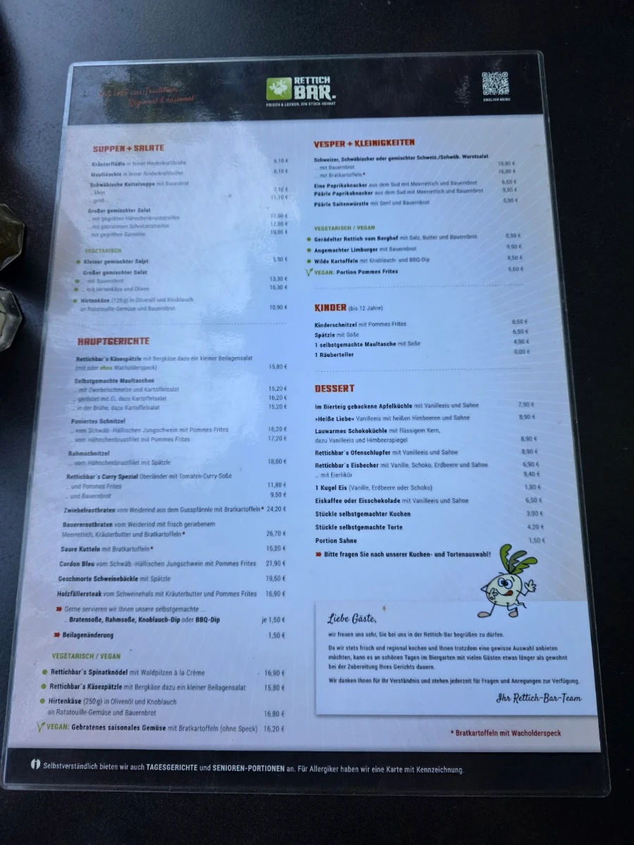 Speisekarte photo 1